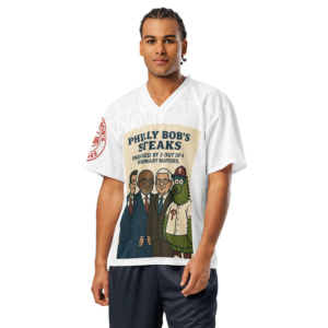 The Philly Bob’s Steaks “Four Imaginary Mayors” Mesh American football jersey