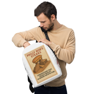 The Philly Bob’s Modern Architecture Minimalist Backpack