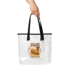 Clear tote bag