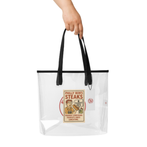 Clear tote bag