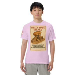 The Philly Bob’s Modern Architecture Unisex garment-dyed heavyweight t-shirt