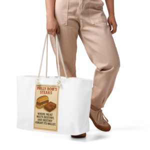 The Philly Bob’s Oversized Weekend Tote of Unpaid Prophecy